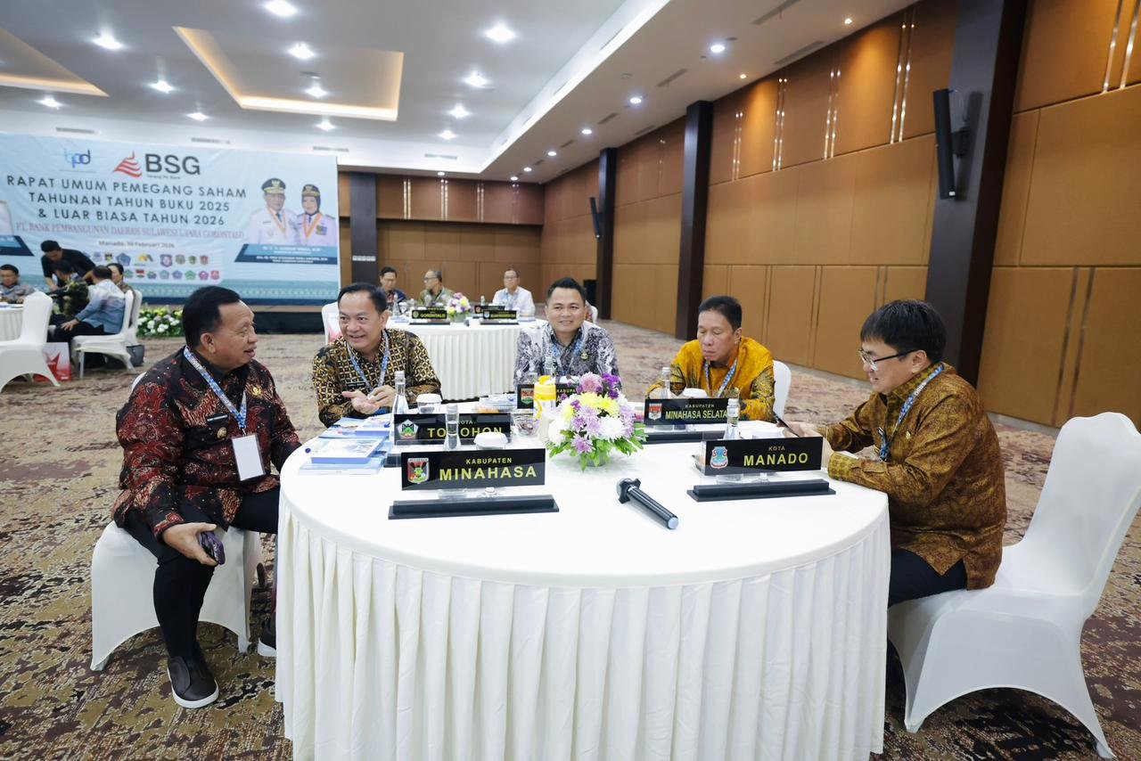 RUPS Bank SulutGo 2025–2026, Wali Kota Tomohon Dukung Penguatan Bank Pembangunan Daerah
