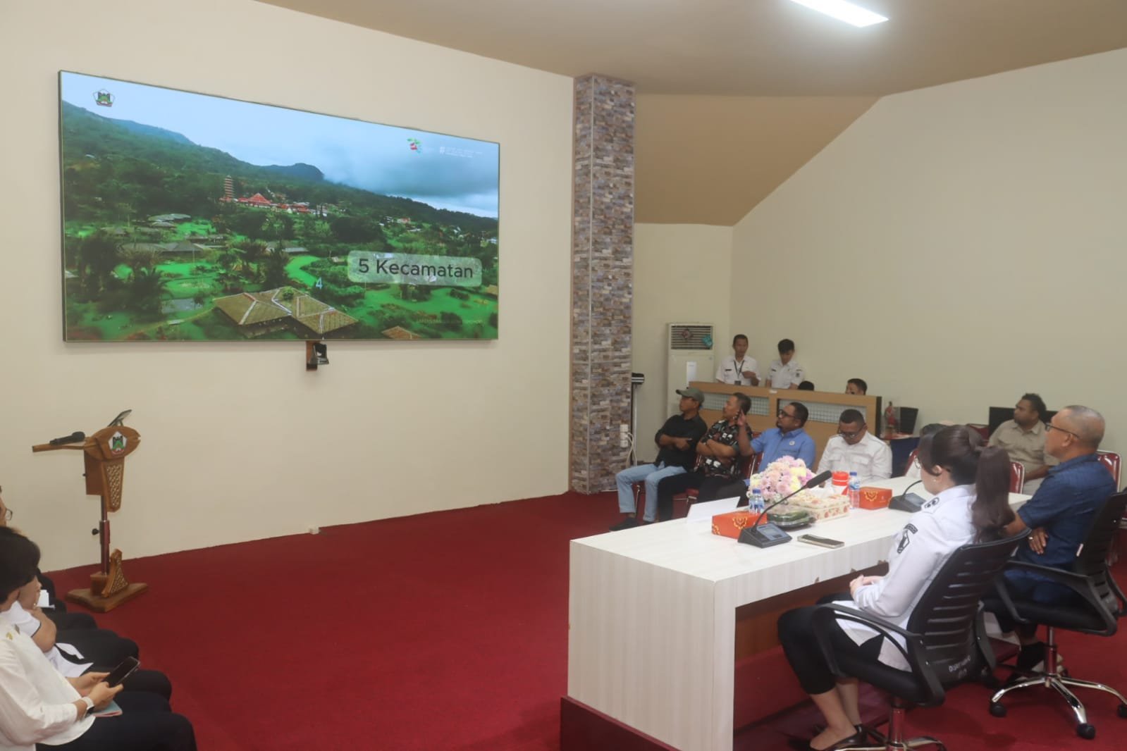 Paparkan Proses Pengolahan Sampah, Wawali Diskusi Bersama Tim Kunker Pemkab Pohuwato