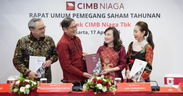 CIMB Niaga Bagikan Dividen Rp4,07 Triliun, RUPST Sahkan Laporan Tahunan 2025