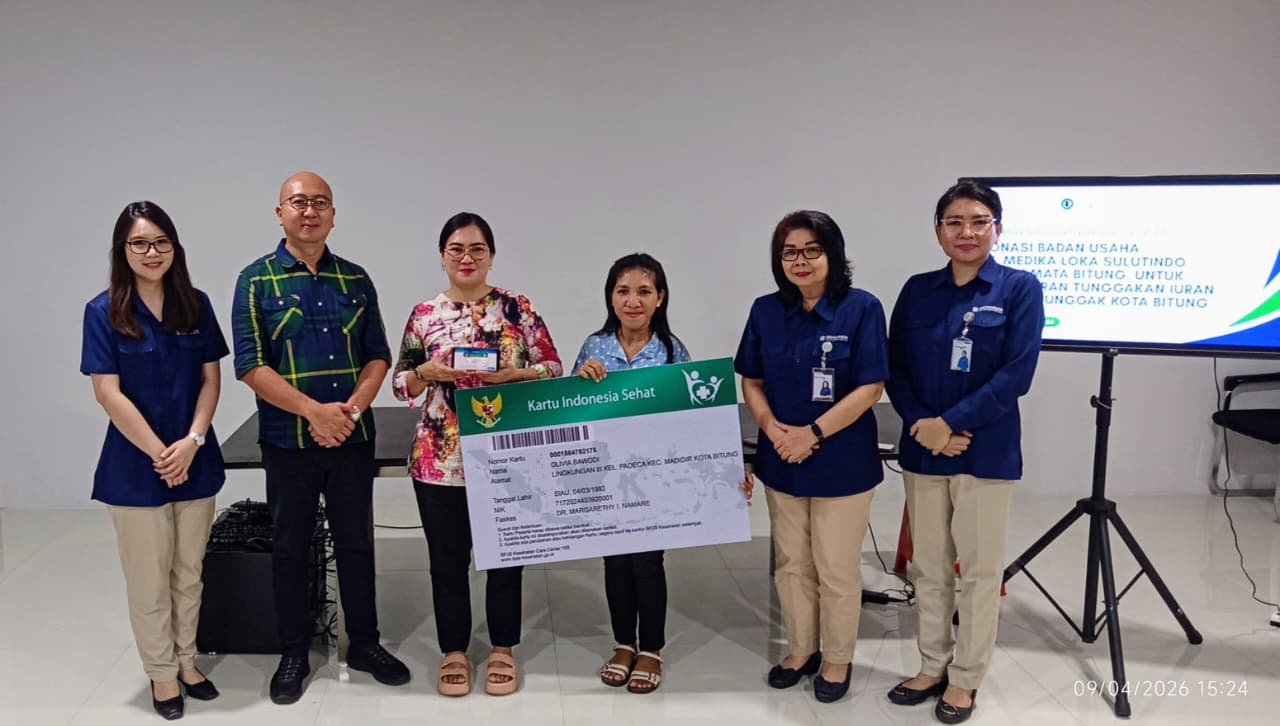 Klinik Mata Bitung dan BPJS Kesehatan Manado Teken PKS, Donasi CSR Bayar Tunggakan Iuran PBPU