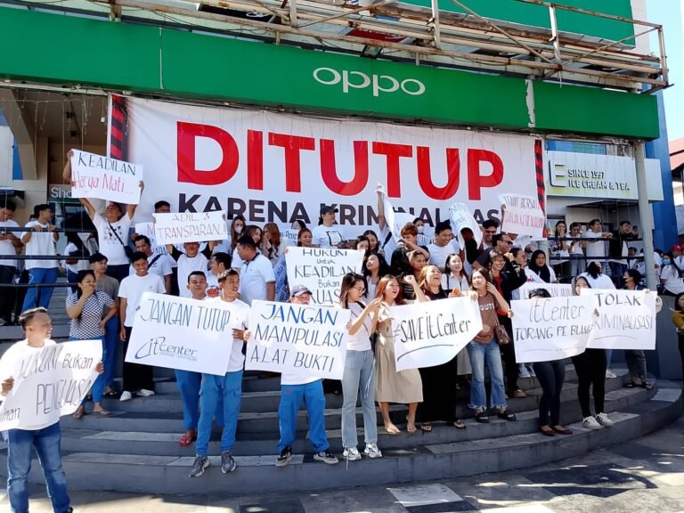 Aksi Damai di Manado: Pekerja IT Center Desak Keadilan Hukum, Khawatir Ribuan Mata Pencaharian Terancam