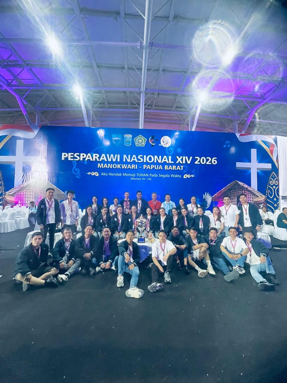 Tim Musik Gerejawi Nusantara LPPD Kota Tomohon Juara I Pesparawi XIV di Manokwari