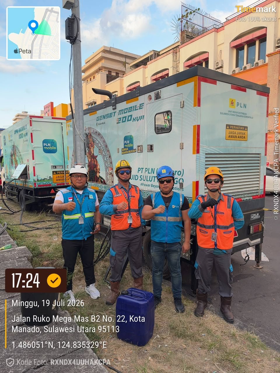 PLN UP3 Manado Hadirkan Listrik Tanpa Kedip untuk Nobar Final Piala Dunia 2026 di Mega Mas