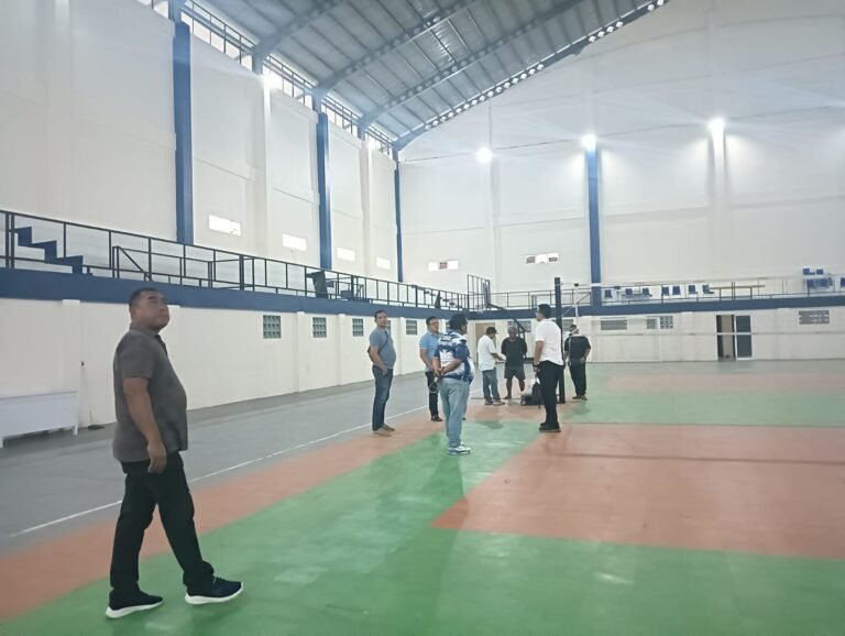 Sekum PBVSI Sulut Tinjau Kesiapan Kejurprov U19 di 3T