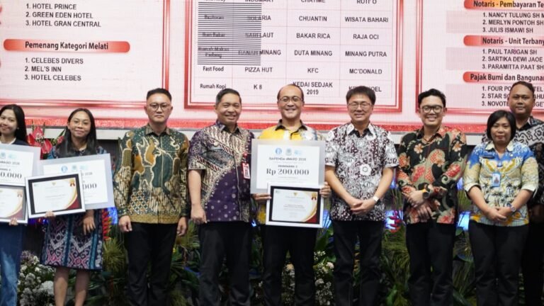 Bandara Sam Ratulangi Raih Penghargaan Kepatuhan Pajak dari Pemkot Manado