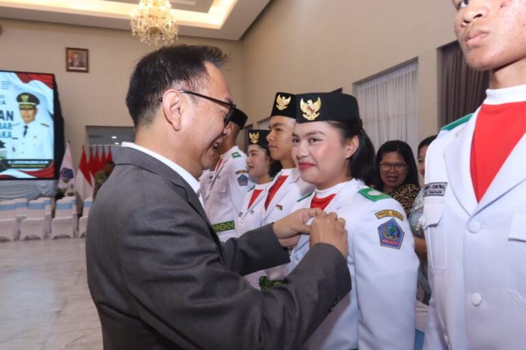 Putri Wali Kota Caroll Senduk Dikukuhkan jadi Paskibraka Sulut 2026
