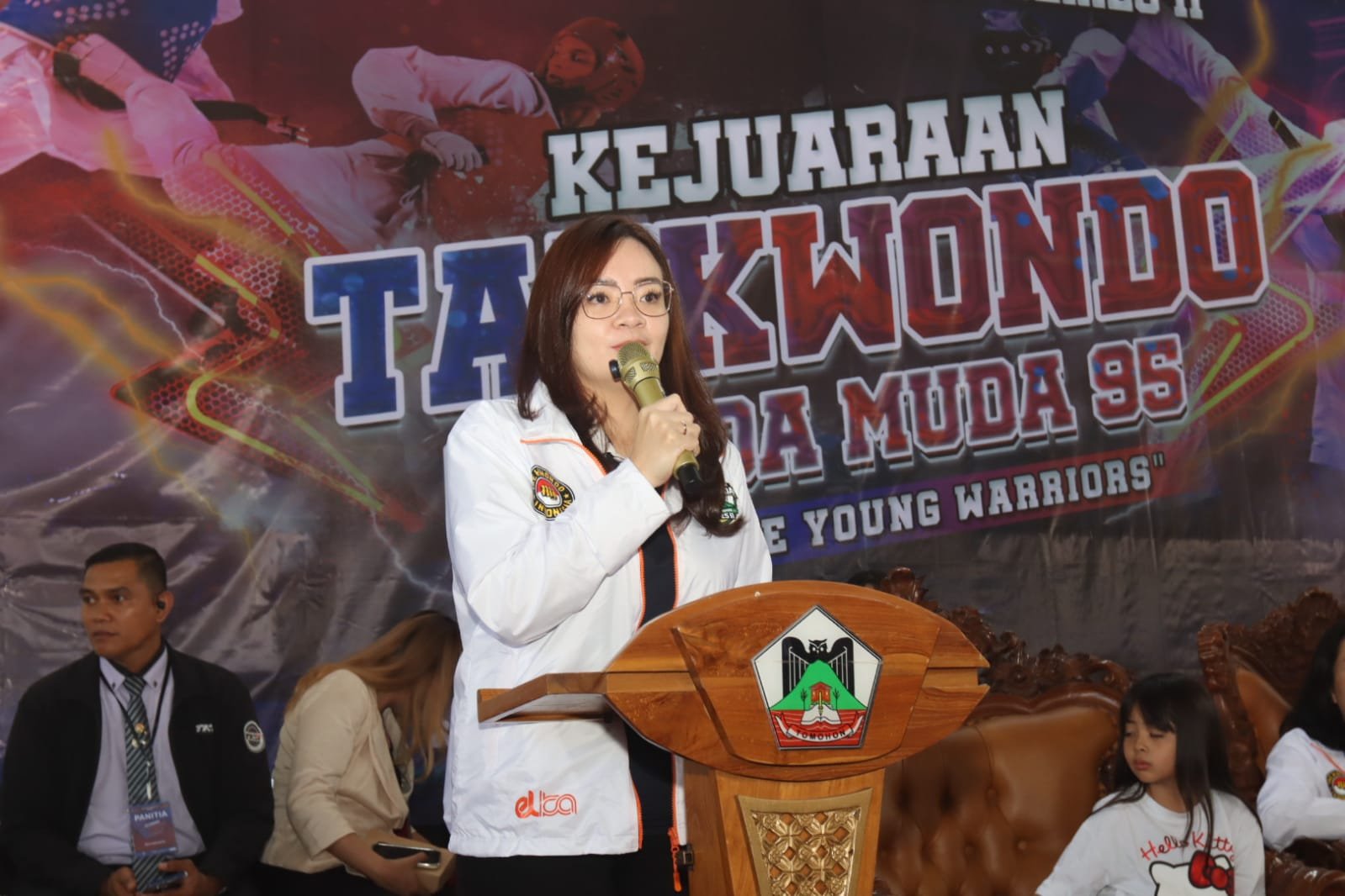 Wawali Sendy Rumajar Buka Kejuaraan Taekwondo Wali Kota Tomohon Cup Series II