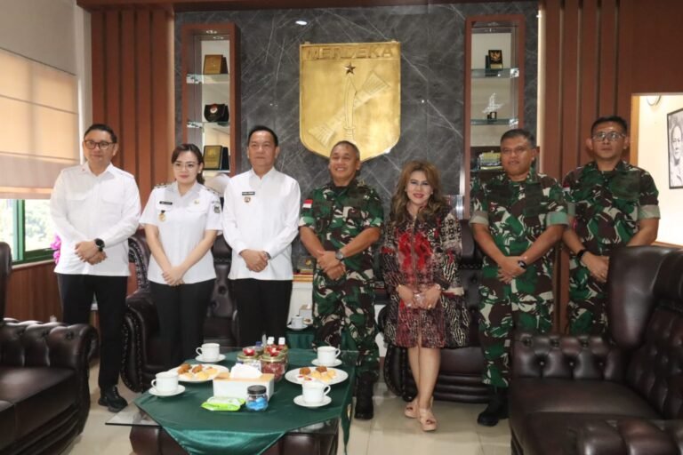 Presentasikan Kesiapan TIFF 2026, Wali Kota dan Wakil Wali Kota Ketemu Pangdam XIII Merdeka dan Kajati Sulut