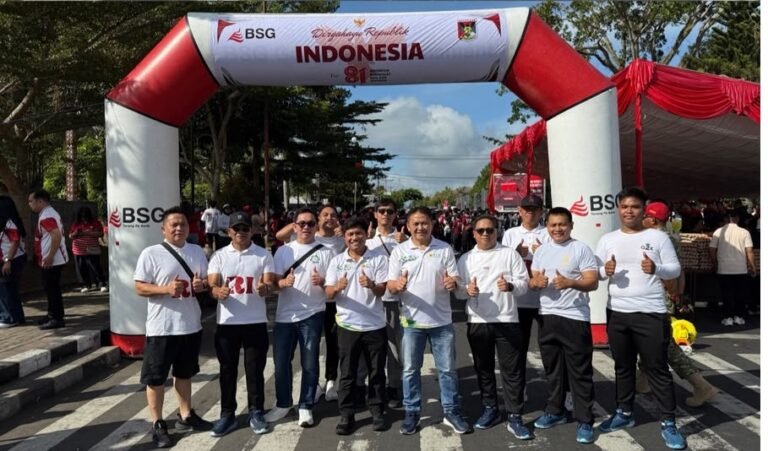PLN Nusantara Power UP Minahasa Jalan Sehat Ramaikan HUT ke-81 RI