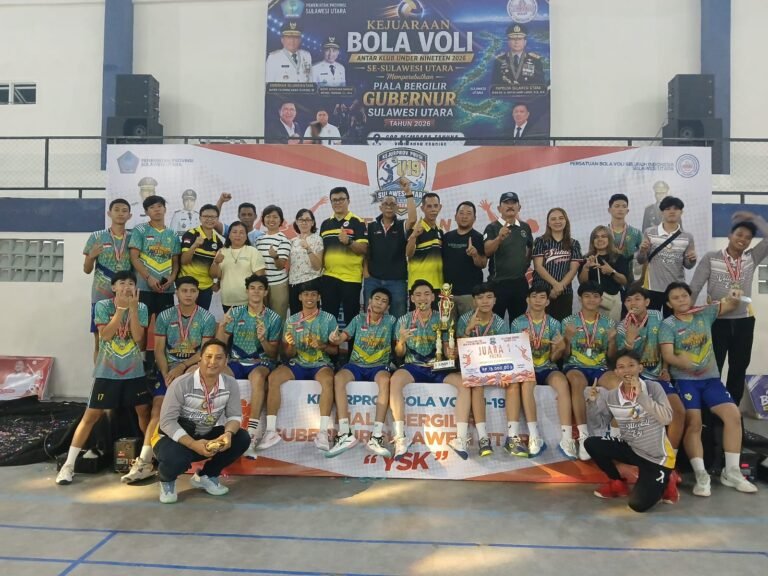 BJE Sulut Juara Piala Gubernur U-19 di Tengah Badai Cedera