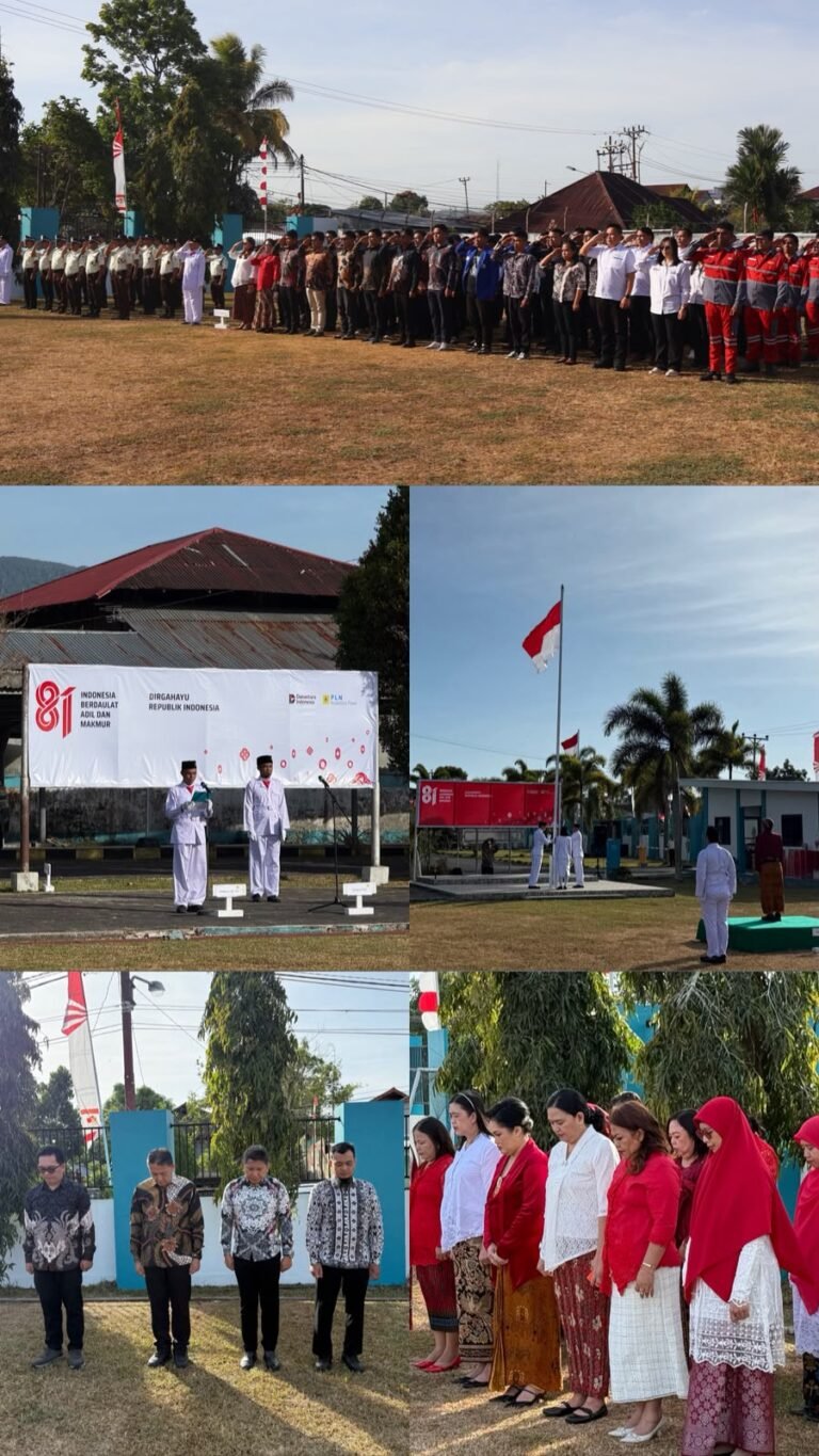 HUT ke-81 RI, Manager Nusantara Power UP Minahasa Insan PLN Perkuat Nasionalisme dan Keandalan Pembangkit