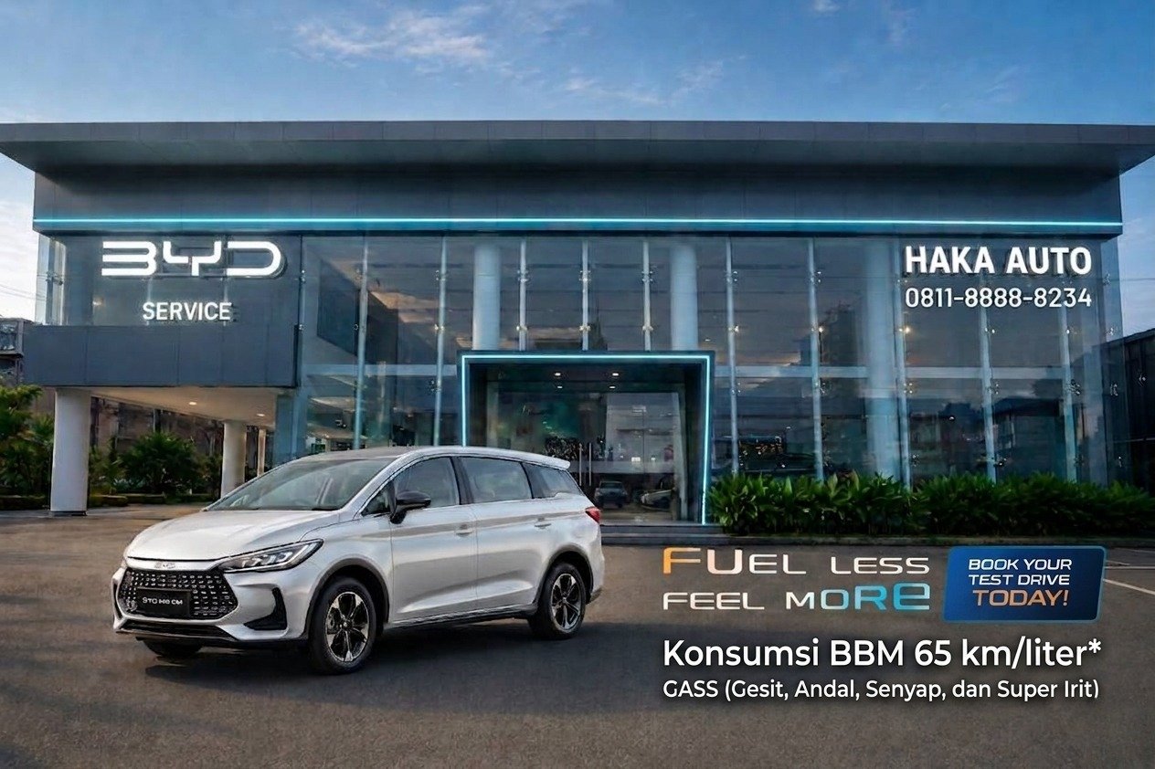BYD M6 DM Kuasai Pasar PHEV, Bukti MPV Elektrifikasi Jadi Primadona Keluarga Indonesia