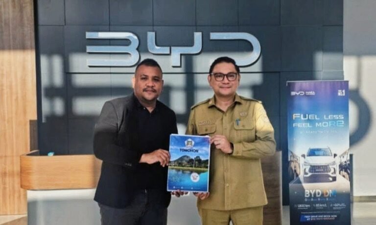 BYD Haka Manado Ikut Sponsori TIFF 2026, Mobil Listrik M6 Siap jadi Primadona di Bumi Nyiur Melambai