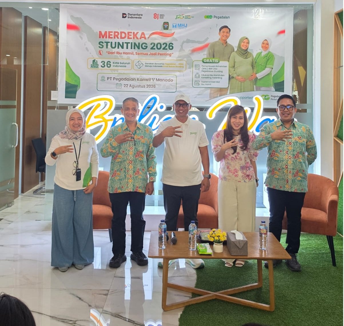 Digelar Pegadaian Kanwil V Manado, 180 Ibu Hamil Dapat Pemeriksaan Kesehatan Gratis