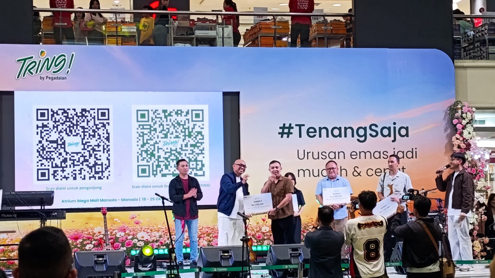 Festival Tring! Pegadaian di Manado, Ribuan Orang Dapatkan Akses Layanan Emas Pegadaian, Literasi dan Hiburan