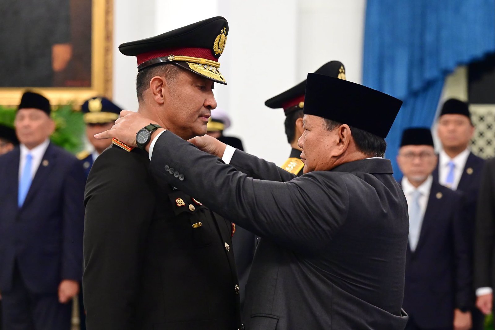 Presiden Prabowo Lantik Jenderal Suyudi Kapolri Baru