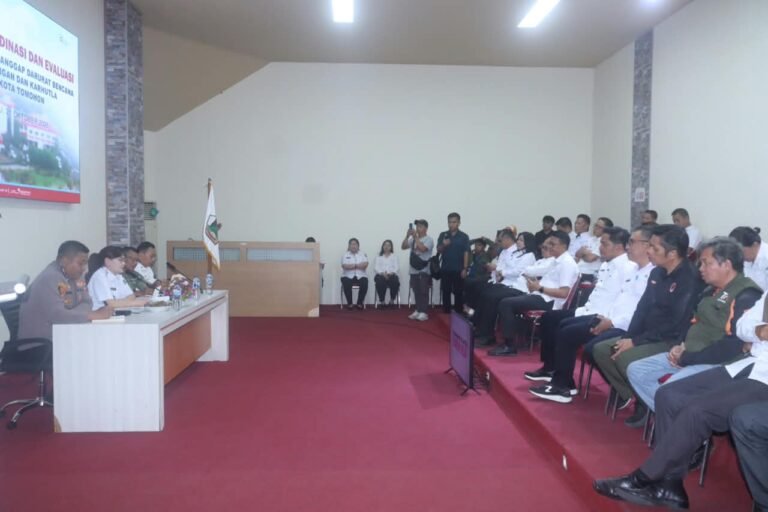 Fokus Keselamatan Warga dan Pemulihan Lingkungan, Pemkot Tomohon Perkuat Koordinasi Penanganan Darurat Kekeringan dan Karhutla