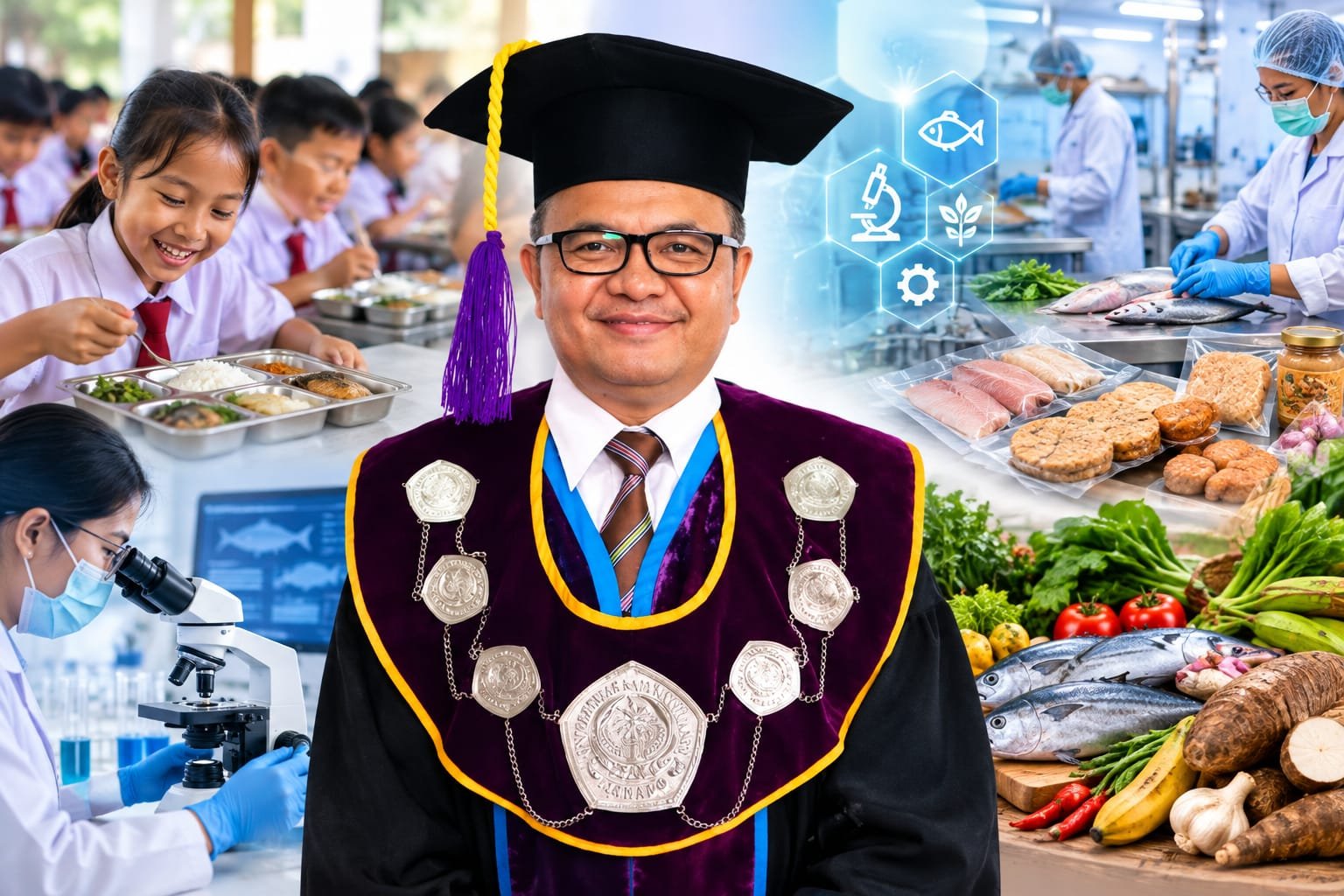 Dari Laut ke Meja Makan: Inovasi Prof. Roike Iwan Montolalu untuk Masa Depan Gizi Indonesia